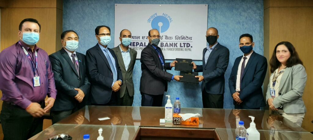 नेपाल एसबिआई बैंक र आइसिएफसी फाइनान्सबीच सम्झौता